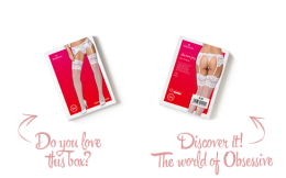 Панчохи під пояс із широким мереживом Obsessive 810-STO-2 stockings S/M, білі - - фото №4