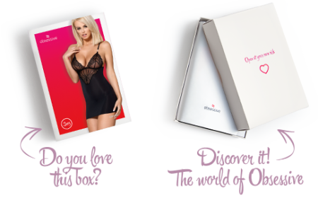 Сатиновий комплект для сну з мереживом Obsessive 828-CHE-1 chemise & thong S/M, чорний, сорочка, стр - фото №8