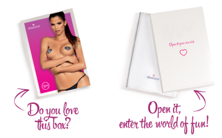 Накладки-серця на соски зі стразами Obsessive A750 nipple covers, чорні №4
