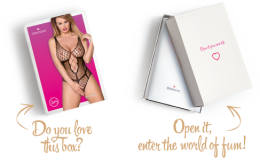 Бодістокінг із великої сітки з доступом Obsessive B117 teddy S/M/L, чорний - №7