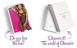 (SALE) Бодістокінг Obsessive Bodystocking F213 S/M/L, імітація мереживного боді та резинки для панчіх - - фото №7