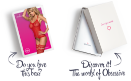 Бодістокінг Obsessive Bodystocking F214 red S/M/L, імітація корсета та панчіх на підв’язках - - фото №7