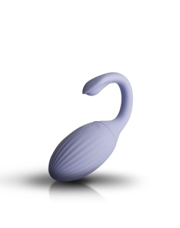 Віброяйце NIYA 1 з пультом ДК, можна під одяг, віброхвостик для зовнішньої стимуляції, 10 режимів - - фото №2