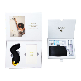Подарунковий набір Svakom Anniversary Box: вакуумний стимулятор, стрічки, маска, лубрикант, спрей - фото
