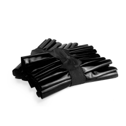 Плісовані манжети на руки Art of Sex - Eva, колір чорний - - фото №3