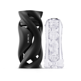 Мастурбатор Dorcel DEEP BLOW BLACK, подвійне використання - фото