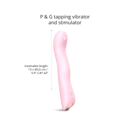 Вібратор Love To Love SWAP - BABY PINK, з пульсівною перлиною для точки G, 3 мотори, гнеться - - фото №2