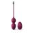 Вагінальні кульки Dorcel LOVE BALLS PLUM, вібрації та рухи внутрішньої кульки, пульт ДК - фото