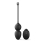 Вагінальні кульки Dorcel LOVE BALLS BLACK, вібрації та рухи внутрішньої кульки, пульт ДК - фото