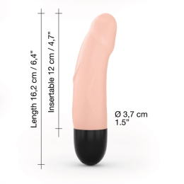 Вібратор Dorcel Real Vibration S Flesh 2.0, діаметр 3,7см, перезаряджається, для точки G - - фото №4