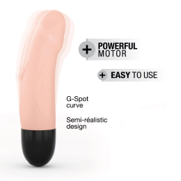 Вібратор Dorcel Real Vibration S Flesh 2.0, діаметр 3,7см, перезаряджається, для точки G - - фото №2