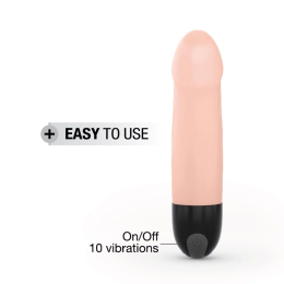 Вібратор Dorcel Real Vibration S Flesh 2.0, діаметр 3,7см, перезаряджається, для точки G - - фото №3
