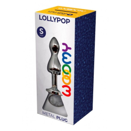 Металева анальна пробка Wooomy Lollypop Double Ball Metal Plug S, діаметр 2,8 см, довжина 8,5 см - №3