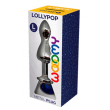 Металева анальна пробка Wooomy Lollypop Double Ball Metal Plug Blue L діаметр 3,5 см, довжина 10,5см - фото №3