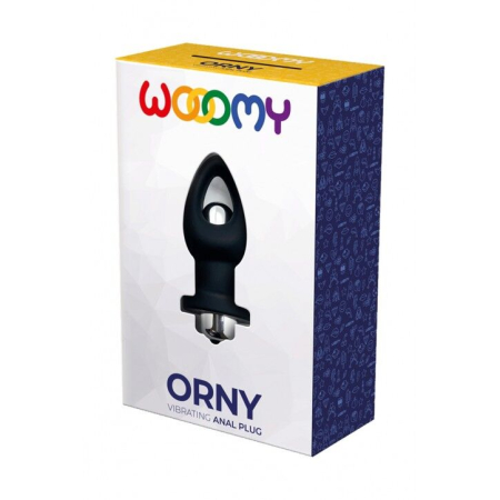 Анальна пробка Wooomy Orny зі знімною віброкулею, 1 режим вібрації, діаметр 3,6 см, довжина 8,4 см №3