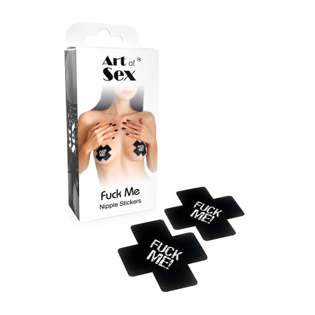 Пестиси на груди Art of Sex - Fuck me, Чорний - фото №3