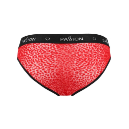 Чоловічі напівпрозорі труси Passion 031 SLIP MIKE L/XL Red, під леопард - - фото №6
