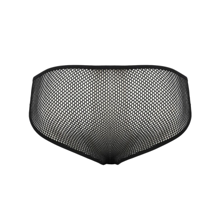 Чоловічі труси зі шнурівкою Passion 035 SLIP RICHARD L/XL Black, екошкіра, сітка - фото №6