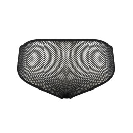 Чоловічі труси зі шнурівкою Passion 035 SLIP RICHARD S/M Black, екошкіра, сітка - - фото №6