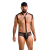 Комплект еротичної чоловічої білизни Passion 038 SET JOHN L/XL Black, боді, кепка 