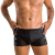 Чоловічі шкіряні боксери із заклепками Passion 048 SHORT DAVID L/XL Black 