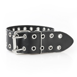 Нашийник Art of Sex - Tessa, натуральна шкіра, колір чорний - - фото №6