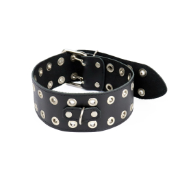 Нашийник Art of Sex - Tessa, натуральна шкіра, колір чорний - - фото №3