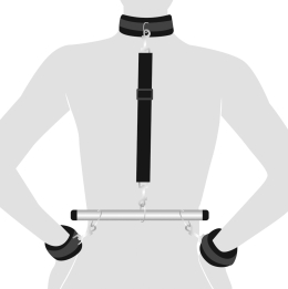 Фіксатор для рук та шиї Art of Sex - Trust me, колір чорний - - фото №2