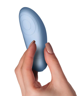 Кліторальний вібратор SugarBoo Blue Bae, працює від батарейок (у комплекті) - - фото №4