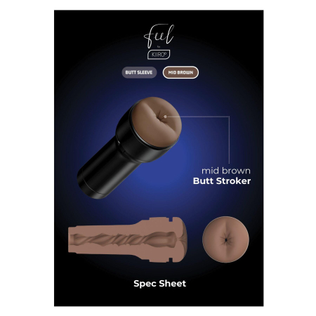 Мастурбатор-попа Kiiroo Feel Stroker Butt Mid Brown для секс-машини Kiiroo Keon - фото №8