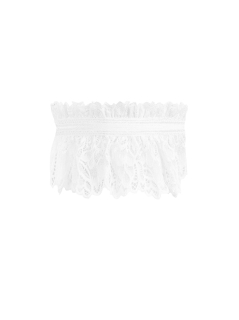 Ажурна підв’язка Obsessive Amor Blanco garter, white - - фото №3
