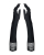 Високі рукавички з каменями та мереживом Obsessive Miamor gloves, black - фото