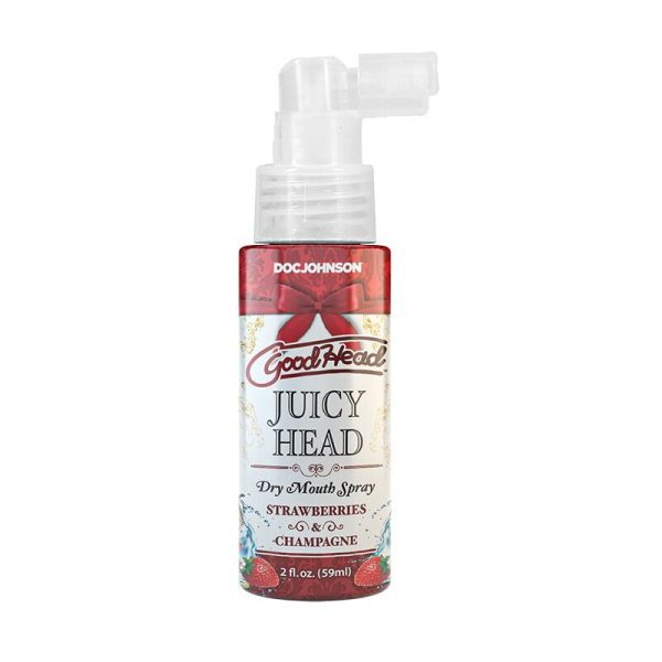 Зволожувальний спрей оральний Doc Johnson GoodHead - Juicy Head - Strawberries and Champagne 59мл 