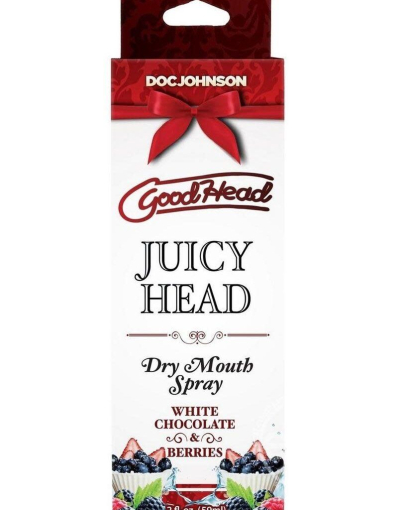 Зволожувальний спрей оральний Doc Johnson GoodHead - Juicy Head - White Chocolate and Berries 59мл №2