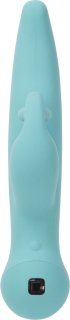 Вібратор-кролик Touch by SWAN - Trio Teal, сенсорне керування, ротація, діаметр 3,8 см - №2