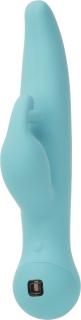 Вібратор-кролик Touch by SWAN - Trio Teal, сенсорне керування, ротація, діаметр 3,8 см - №4