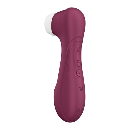 Вакуумний кліторальний стимулятор Satisfyer Pro 2 Generation 3 with Liquid Air Wine Red - фото №4