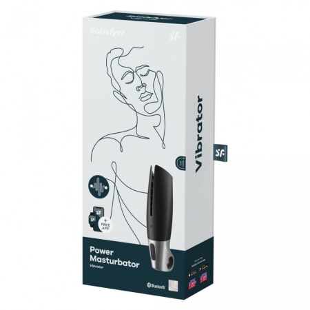 Смарт-мастурбатор Satisfyer Power Masturbator з вібрацією - фото №5
