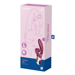 Вібратор-кролик Satisfyer Touch Me Red, подвійний відросток, 3 потужні мотори - - фото №7