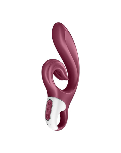 Вібратор-кролик Satisfyer Love Me Red, гнучкий, відросток з потрійним кінчиком №2