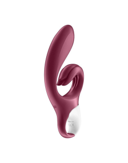 Вібратор-кролик Satisfyer Love Me Red, гнучкий, відросток з потрійним кінчиком - - фото №6