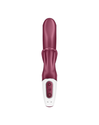 Вібратор-кролик Satisfyer Love Me Red, гнучкий, відросток з потрійним кінчиком №4