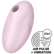 Вакуумний стимулятор з вібрацією Satisfyer Vulva Lover 3 Pink - фото №1