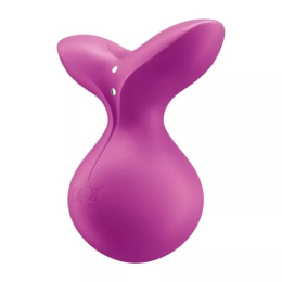 Мінівібромасажер Satisfyer Viva la Vulva 3 Violet - - фото №3