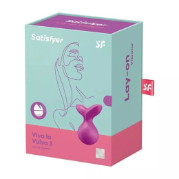 Мінівібромасажер Satisfyer Viva la Vulva 3 Violet - - фото №5