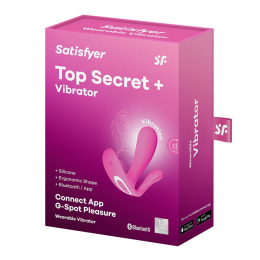 Смарт-вібратор у трусики Satisfyer Top Secret Pink вагінально-кліторальний, 2 мотори - - фото №7