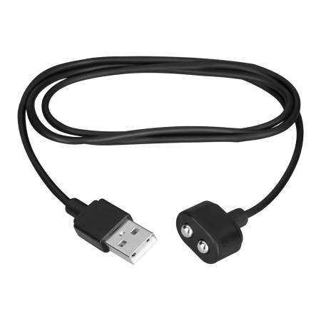 Зарядка (запасний кабель) для іграшок Satisfyer USB charging cable Black - фото №2
