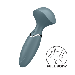 Вібромасажер Satisfyer Mini Wand-er Grey - фото