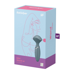 Вібромасажер Satisfyer Mini Wand-er Grey - - фото №7