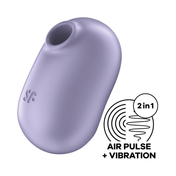 Вакуумний стимулятор із вібрацією Satisfyer Pro To Go 2 Violet - фото
